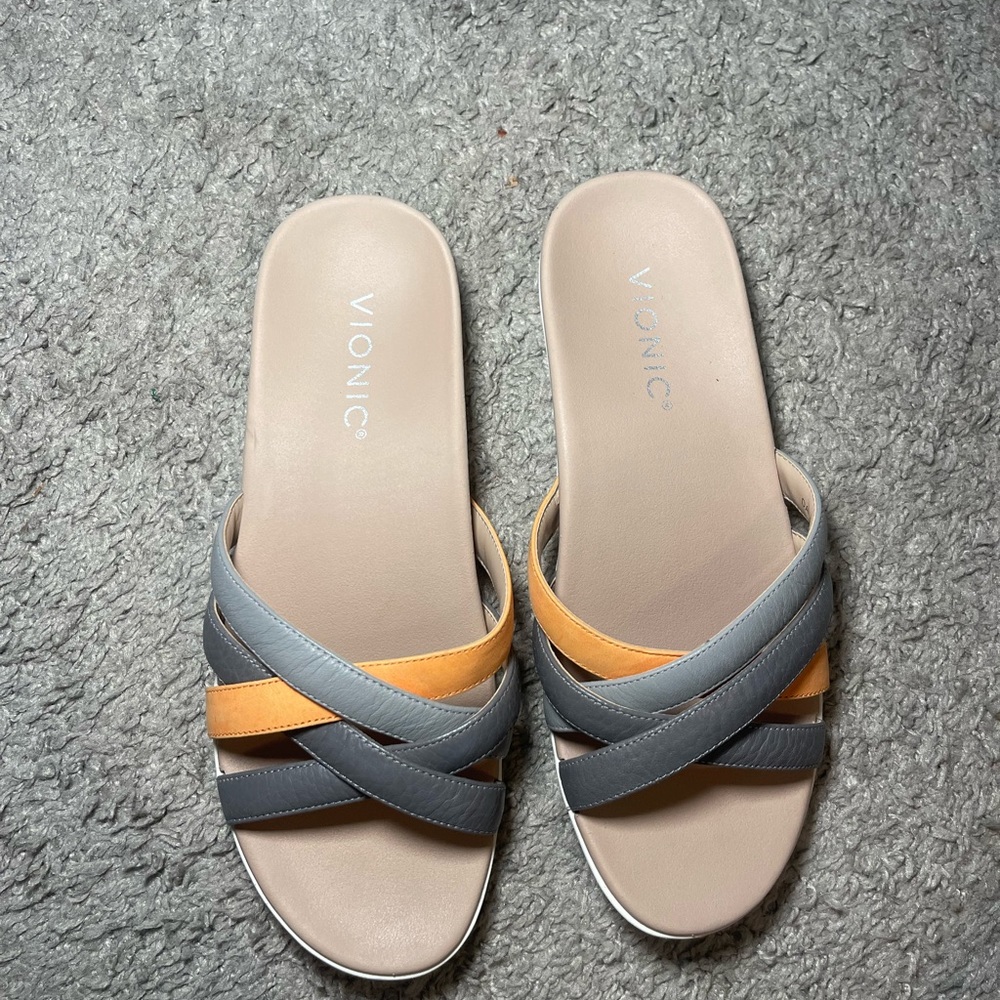 Vionic Shoes Vionic Dava Women's Slide Sandal Leather Size 6